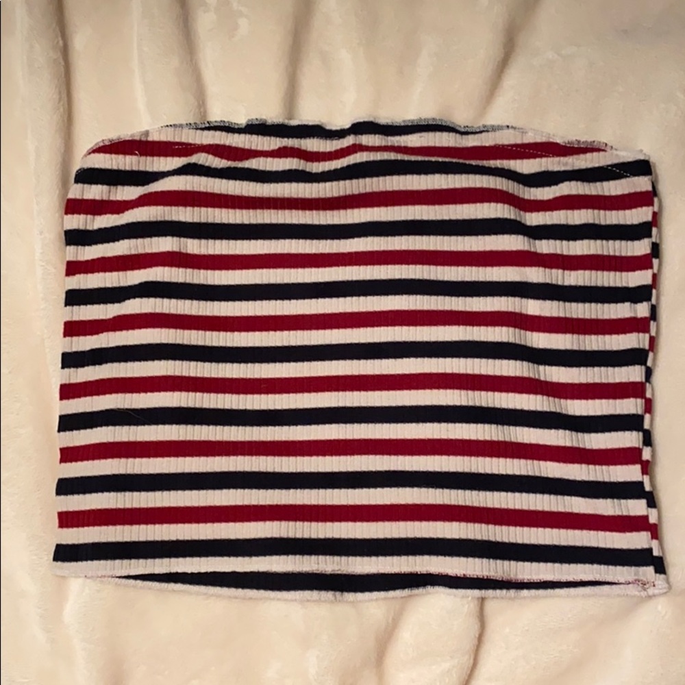 Stripe tube top